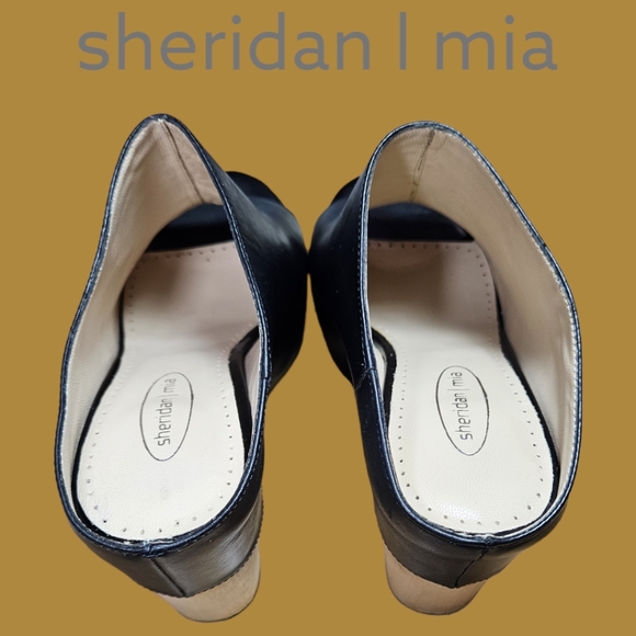 Sheridan Mia Platform Wedge Leather Sandal - Picture 6 of 12
